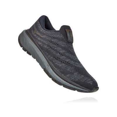 Black / Dark Grey Hoka Cavu 3 Women's Training Shoes | USA40AKQL