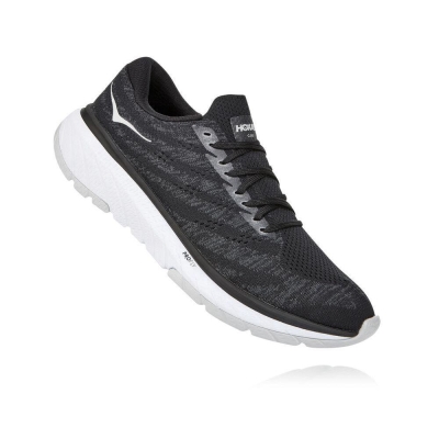 Black / Grey Hoka Cavu 3 Men's Sneakers | USA43HFBS