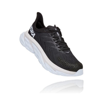 Black Hoka Clifton Edge Men's Sneakers | USA85IUWC