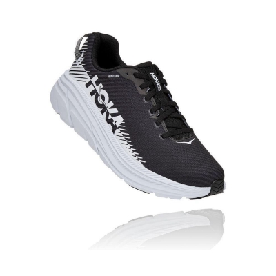 Black Hoka Rincon 2 Men's Road Running Shoes | USA80TEPF