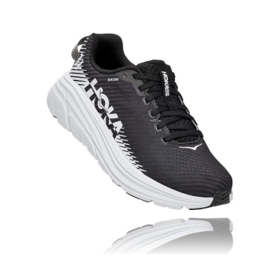 Black Hoka Rincon 2 Women's Road Running Shoes | USA26NSYU