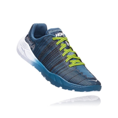 Blue Hoka EVO Rehi Men's Sneakers | USA45OHNV