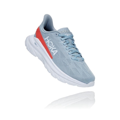 Blue Hoka Mach 4 Women's Sneakers | USA15IAOE