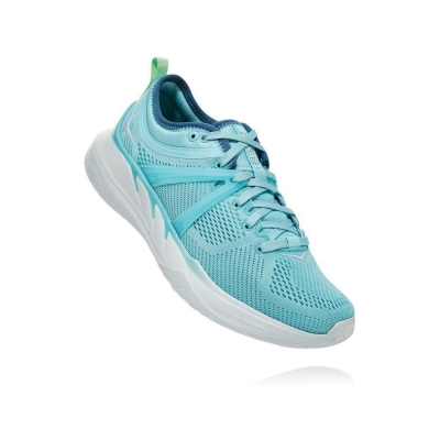 Blue Hoka Tivra Women's Road Running Shoes | USA85UBLH