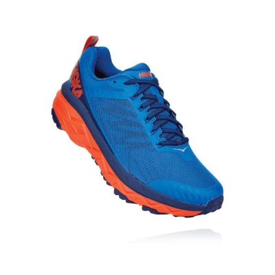 Blue / Red Hoka Challenger ATR 5 Men's Running Shoes | USA89LOQH