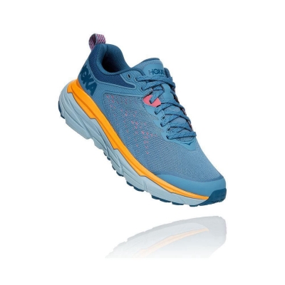 Blue / Yellow Hoka Challenger ATR 6 Women's Running Shoes | USA89DZUL