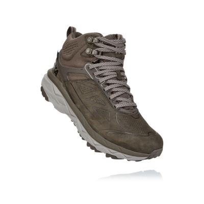 Brown Hoka Challenger Mid GTX Women's Sneakers | USA54ASHU