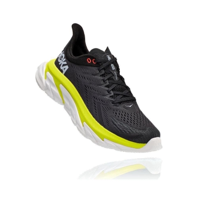 Grey / Black Hoka Clifton Edge Men's Road Running Shoes | USA30DQUO