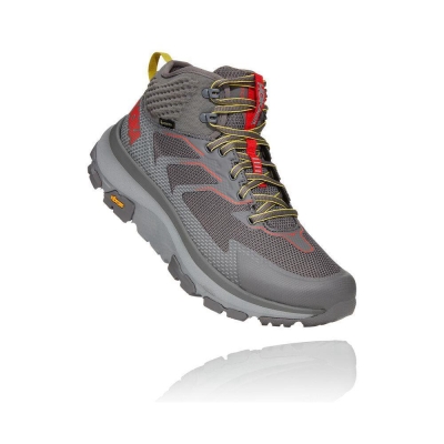 Grey Hoka Toa GTX Men's Hiking Boots | USA43SYCE