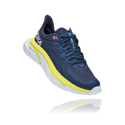 Navy Hoka Clifton Edge Women's Road Running Shoes | USA75LMJF