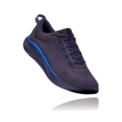 Navy Hoka Hupana Flow Men's Running Shoes | USA85DGZY