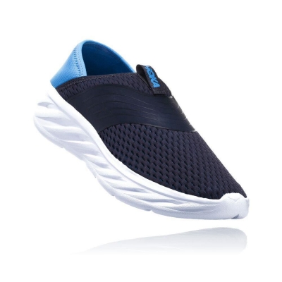 Navy Hoka ORA Men's Recovery Shoes | USA15GHFB