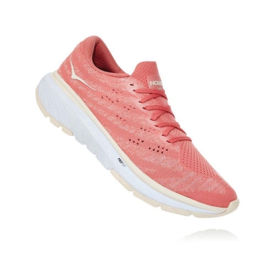 Pink Hoka Cavu 3 Women's Road Running Shoes | USA43DEUR