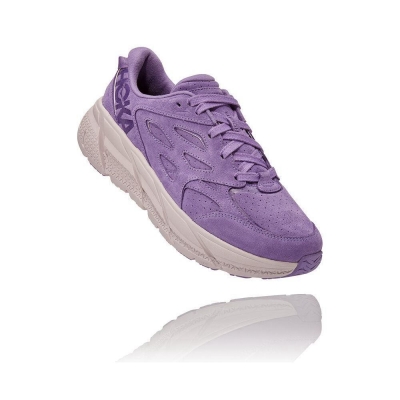 Purple Hoka Clifton L Men's Sneakers | USA14UZXM