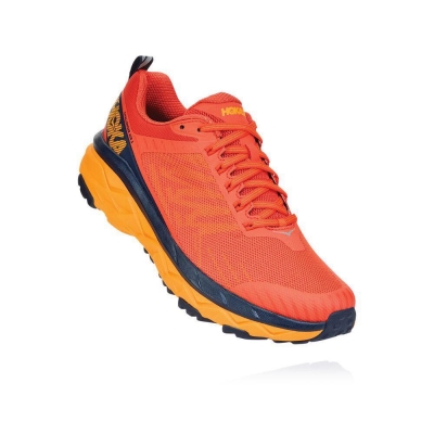 Red Hoka Challenger ATR 5 Men's Hiking Shoes | USA23QCJS