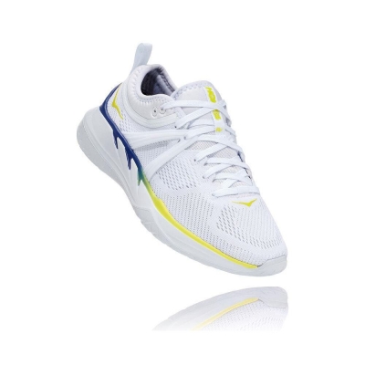 White / Blue Hoka Tivra Women's Sneakers | USA23PCUG