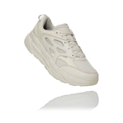 White Hoka Clifton L Men's Road Running Shoes | USA86MOIY