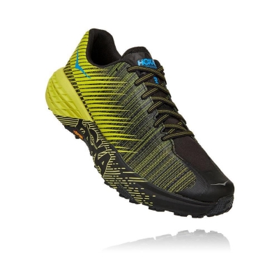 Yellow / Black Hoka EVO Speedgoat Women's Trail Running Shoes | USA84CBGE