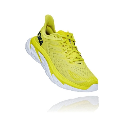 Yellow Hoka Clifton Edge Men's Sneakers | USA17JDFC