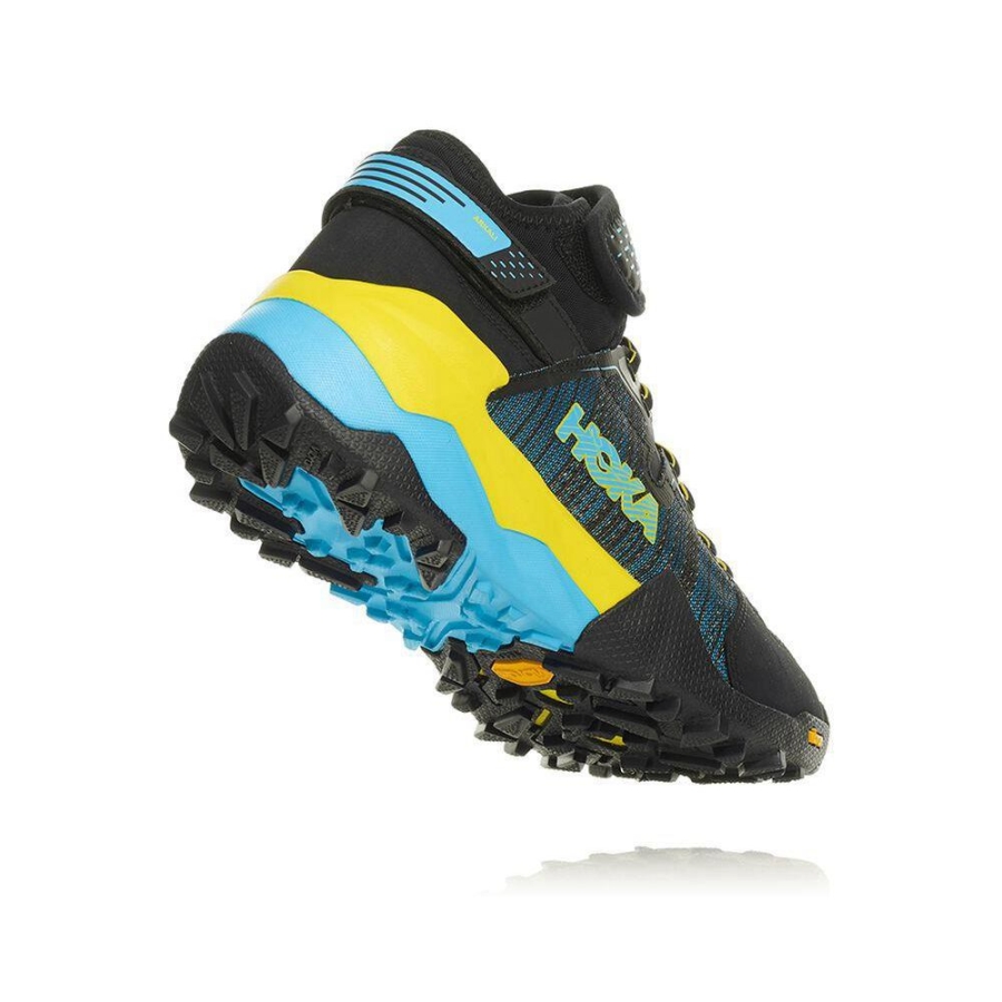 Black / Blue Hoka Arkali Men's Trail Running Shoes | USA04KXQT