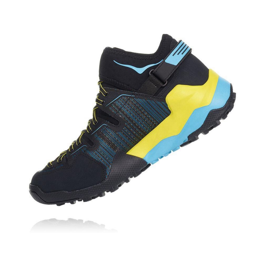 Black / Blue Hoka Arkali Men's Trail Running Shoes | USA04KXQT