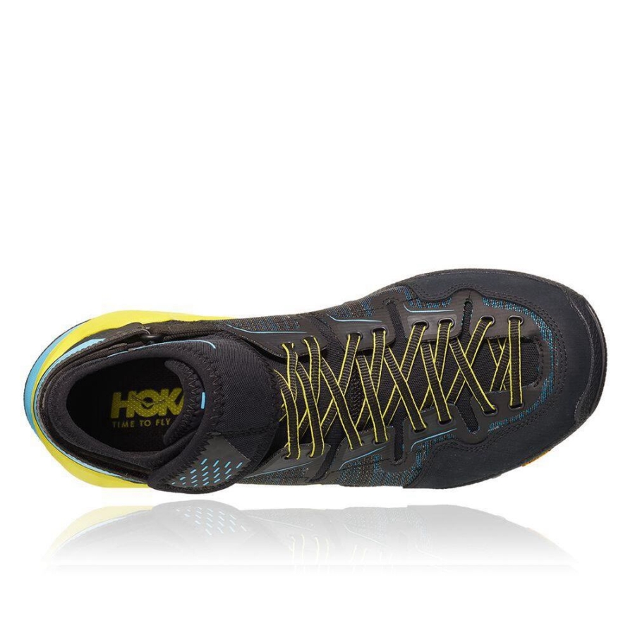 Black / Blue Hoka Arkali Men's Trail Running Shoes | USA04KXQT