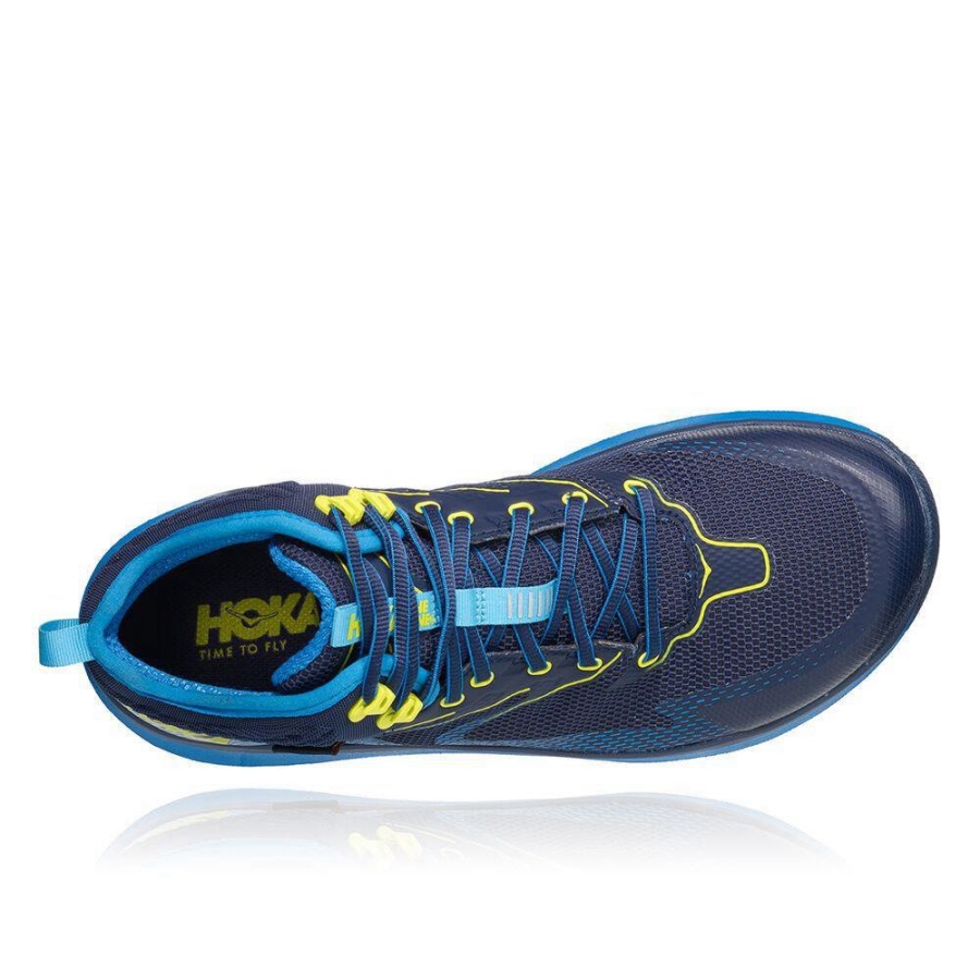 Black / Blue Hoka Toa GTX Men's Sneakers | USA75MAWK