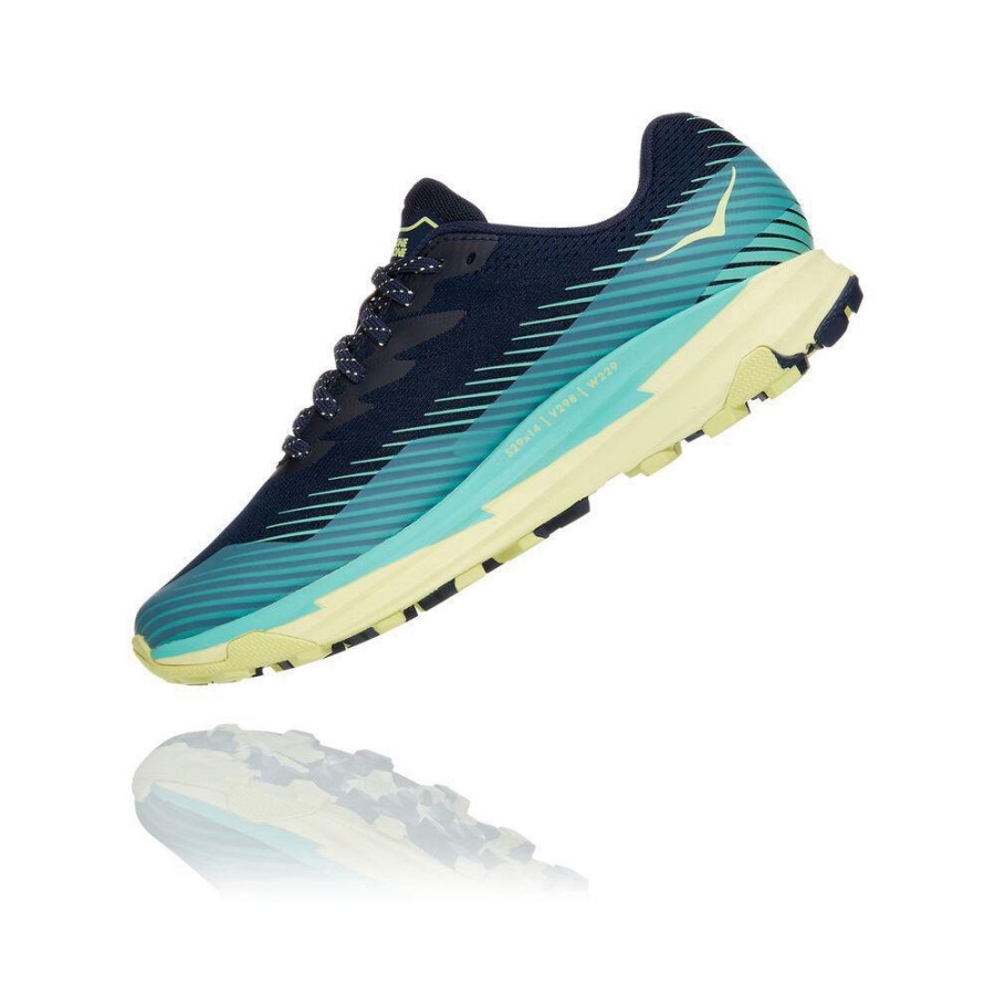 Black / Blue Hoka Torrent 2 Women's Sneakers | USA61XSIR