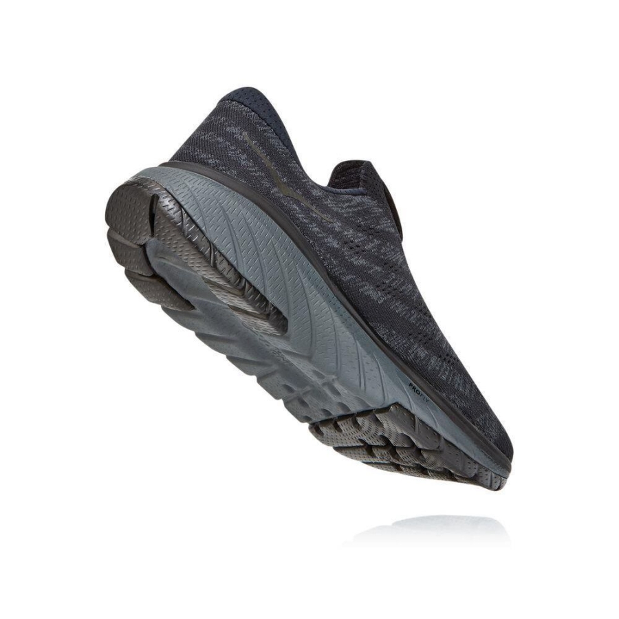 Black / Dark Grey Hoka Cavu 3 Men's Road Running Shoes | USA54NPEX