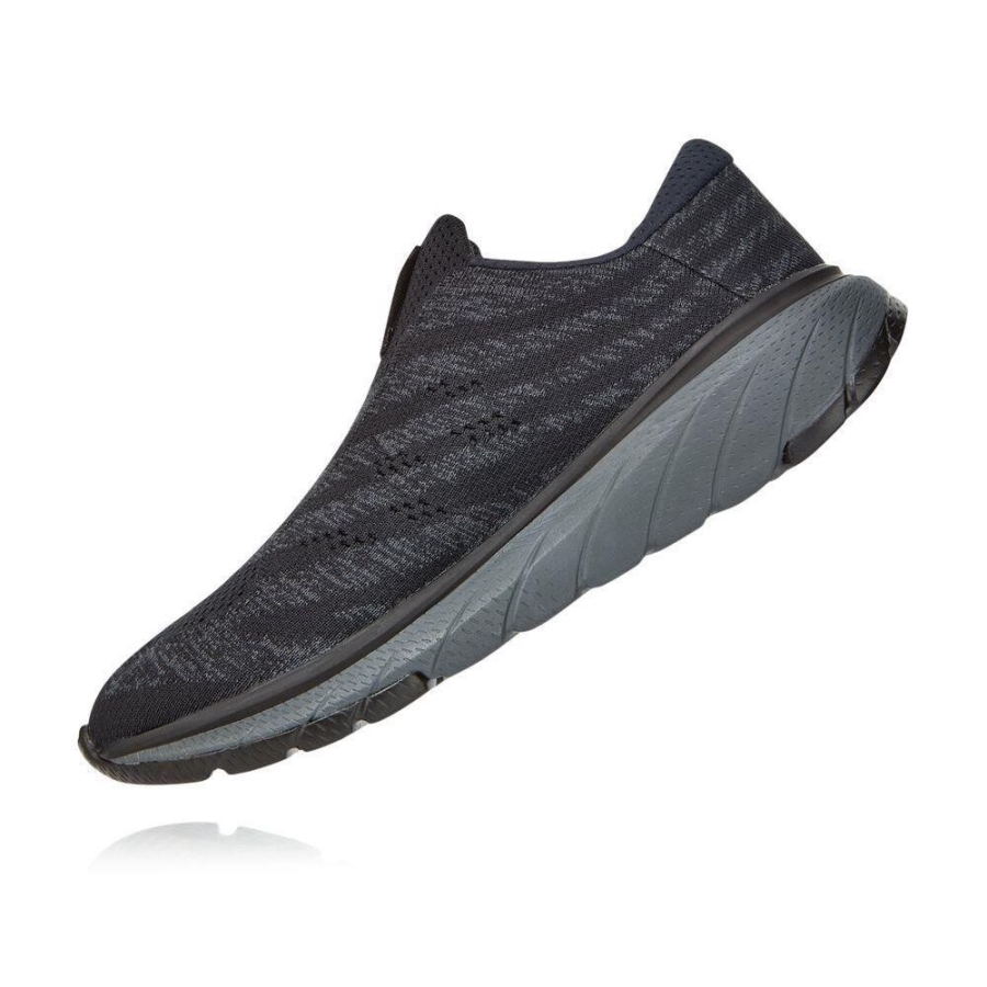 Black / Dark Grey Hoka Cavu 3 Men's Road Running Shoes | USA54NPEX