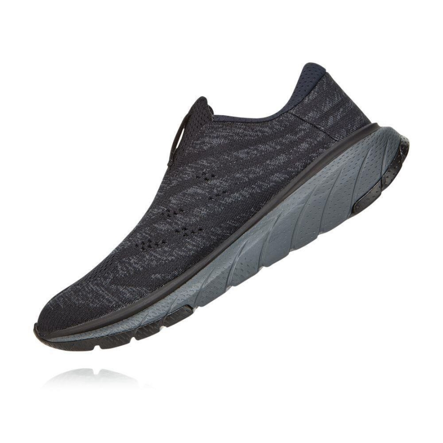 Black / Dark Grey Hoka Cavu 3 Women's Road Running Shoes | USA92VUGQ