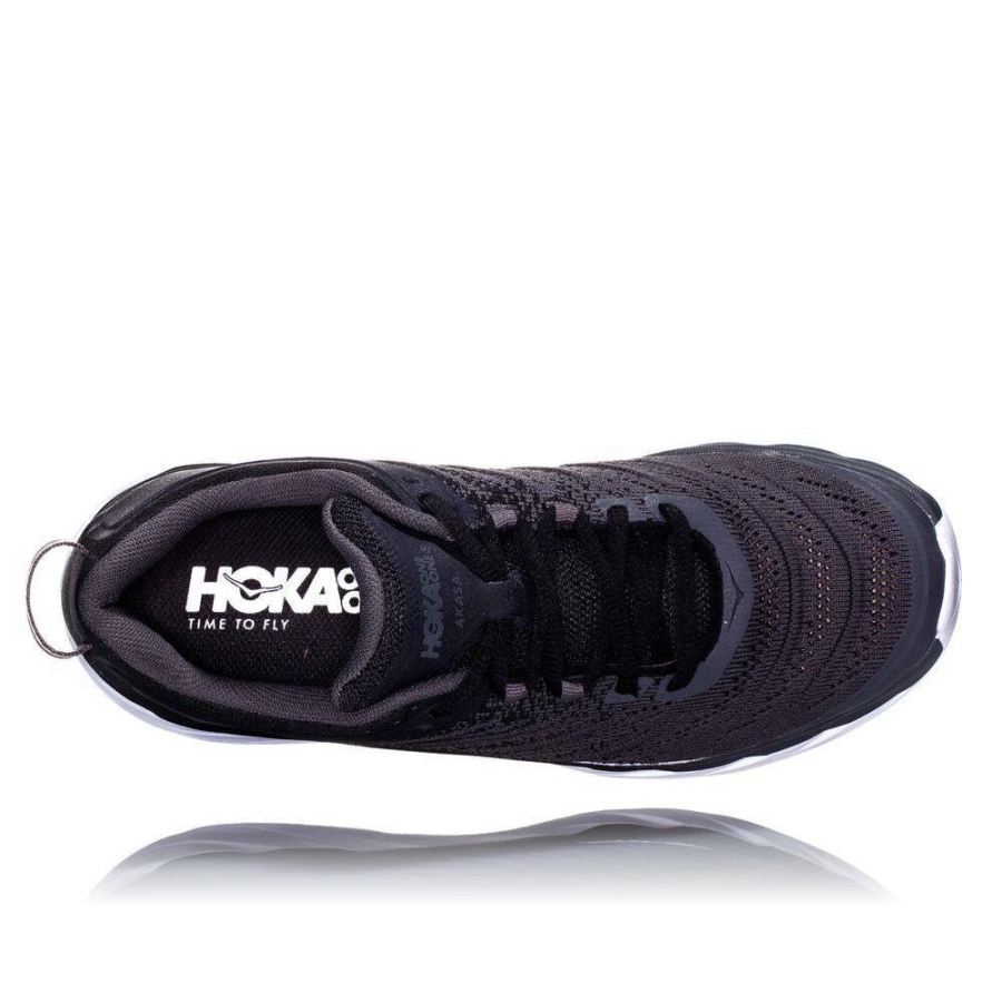 Black / Grey Hoka Akasa Women's Road Running Shoes | USA29AYKQ