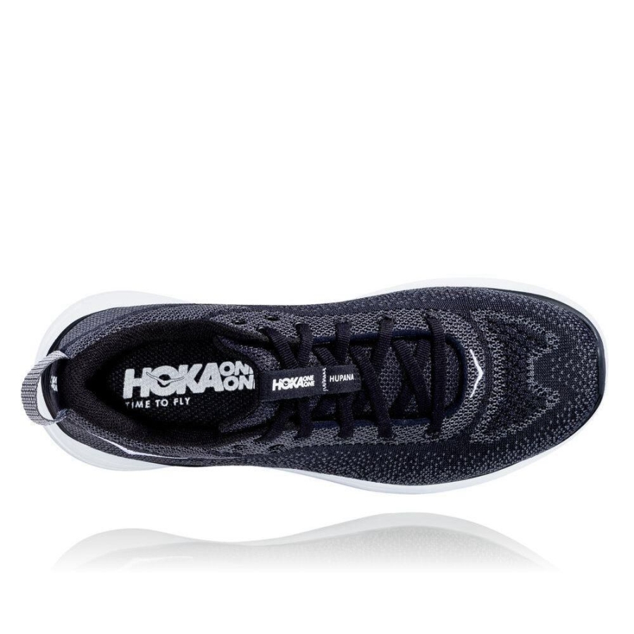 Black / Grey Hoka Hupana Flow Men's Road Running Shoes | USA47VNLO