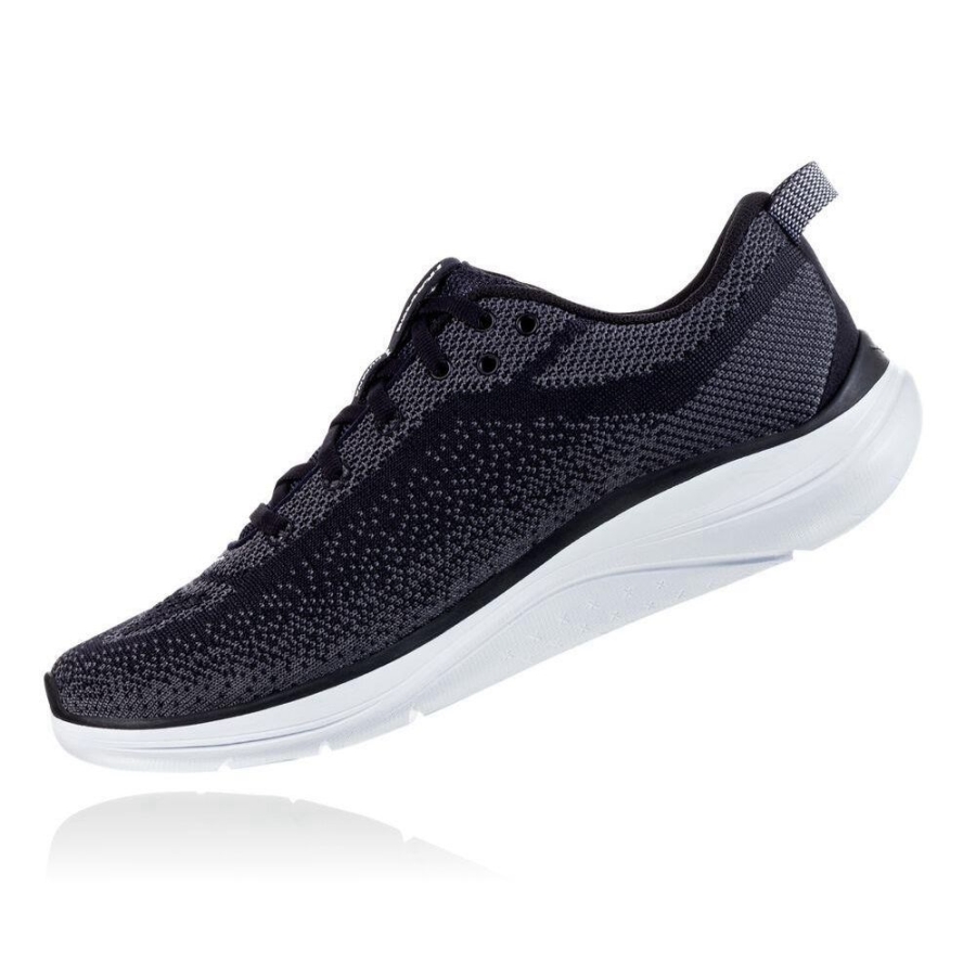 Black / Grey Hoka Hupana Flow Men's Sneakers | USA13EQMR