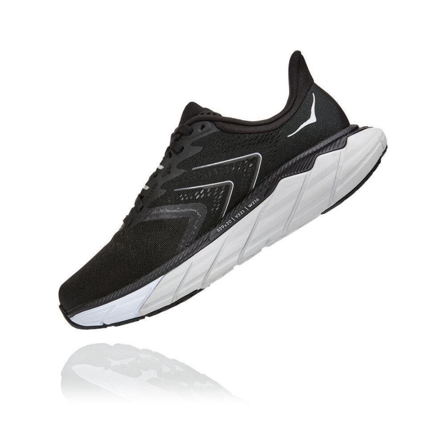 Black Hoka Arahi 5 Women's Road Running Shoes | USA42APER