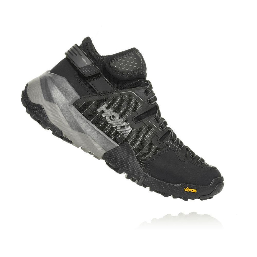 Black Hoka Arkali Men's Trail Running Shoes | USA17JVHX