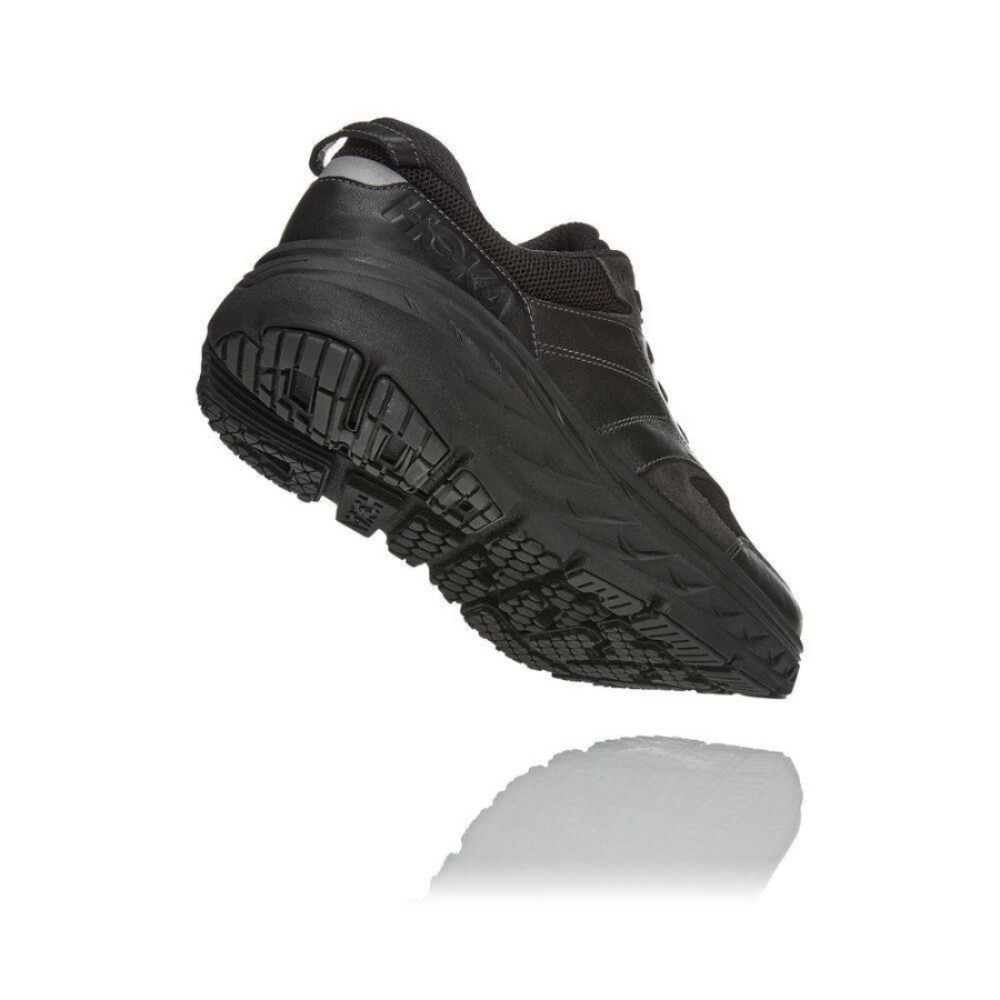 Black Hoka Bondi L Men's Road Running Shoes | USA91DOTG