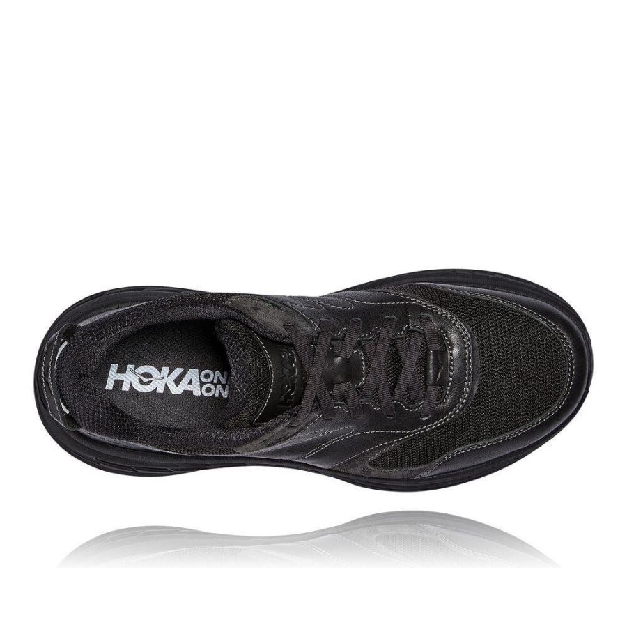 Black Hoka Bondi L Men's Road Running Shoes | USA91DOTG