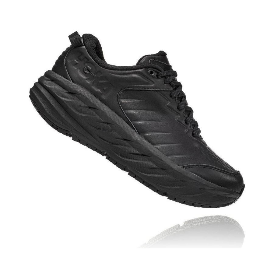 Black Hoka Bondi SR Women's Road Running Shoes | USA90GMRC