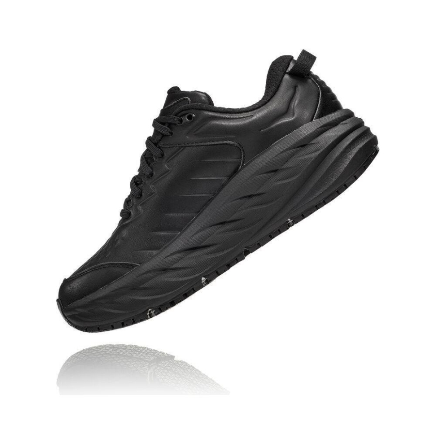 Black Hoka Bondi SR Women's Road Running Shoes | USA90GMRC