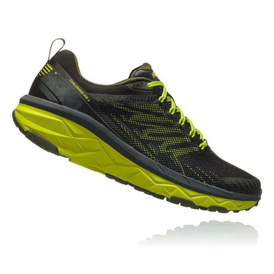 Black Hoka Challenger ATR 5 Men's Running Shoes | USA25KIDB