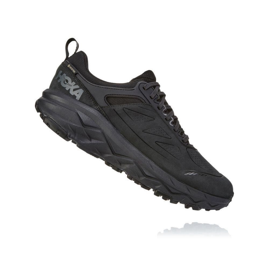 Black Hoka Challenger Low GORE-TEX Men's Running Shoes | USA78NXJV