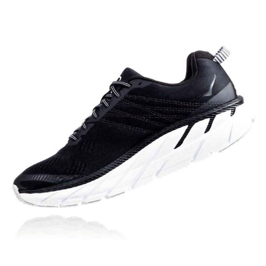 Black Hoka Clifton 6 Women's Road Running Shoes | USA62NIXK