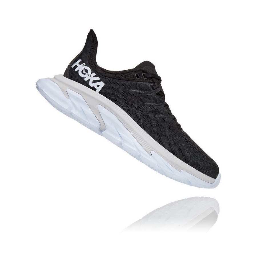 Black Hoka Clifton Edge Women's Sneakers | USA21EWPK