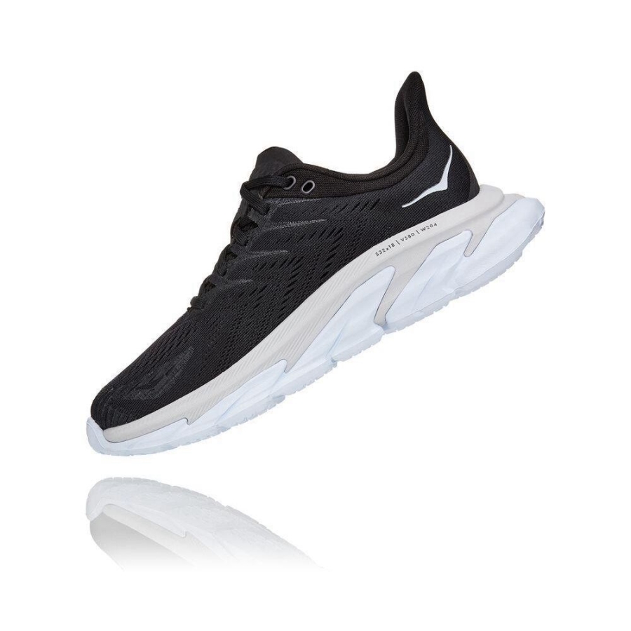 Black Hoka Clifton Edge Women's Sneakers | USA21EWPK