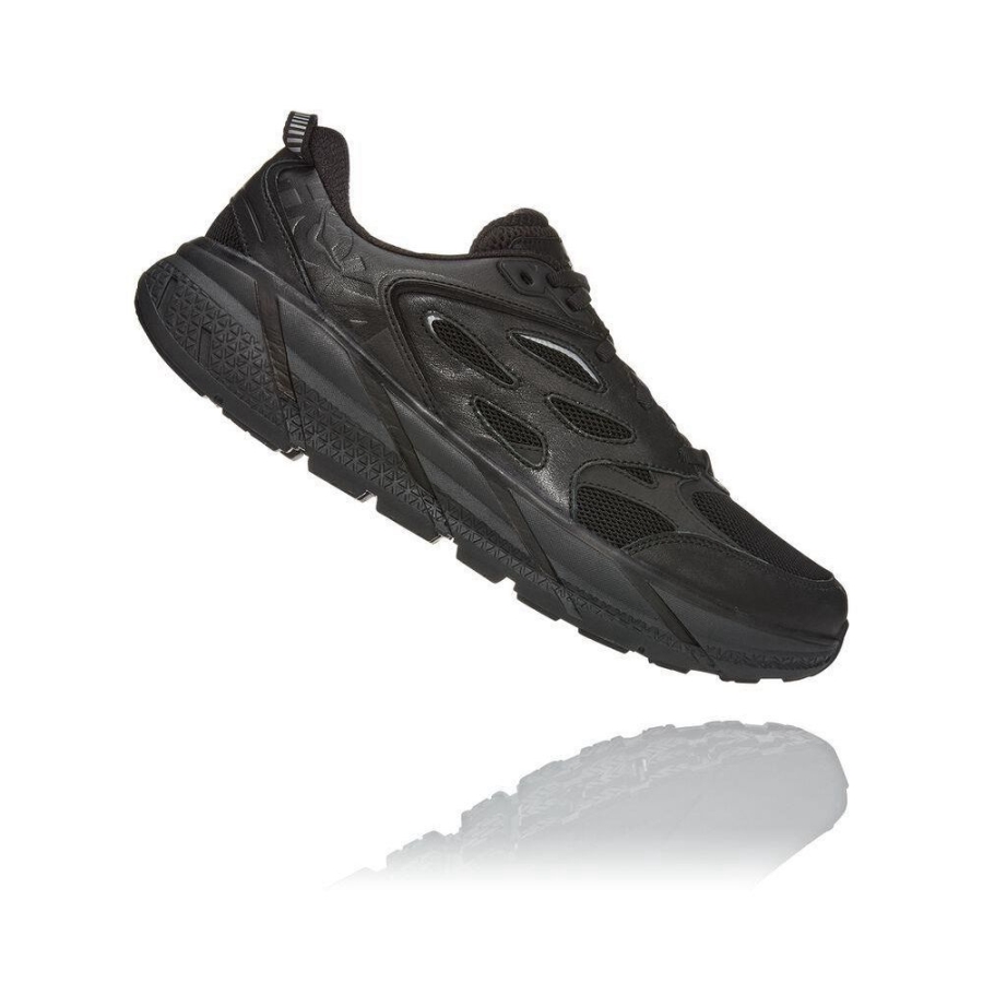 Black Hoka Clifton L Men's Road Running Shoes | USA84NPRY