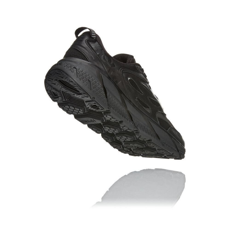 Black Hoka Clifton L Men's Road Running Shoes | USA84NPRY