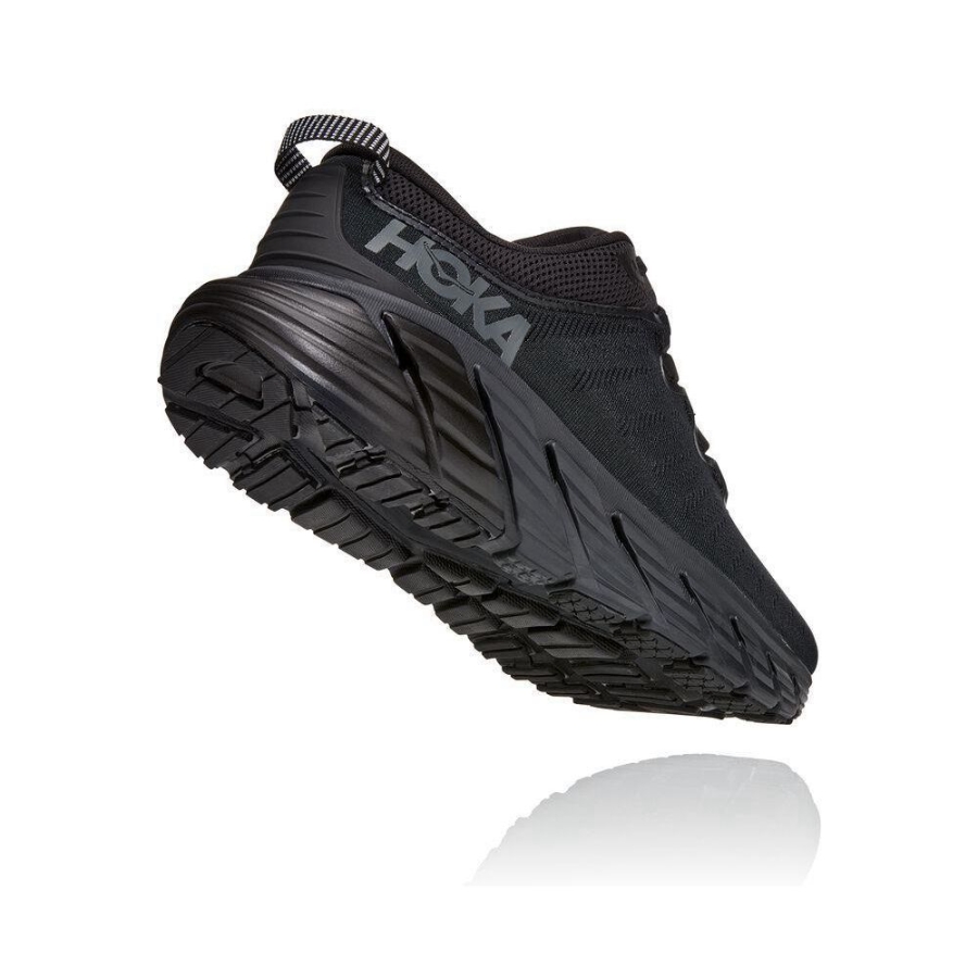 Black Hoka Gaviota 3 Men's Running Shoes | USA49ESCA