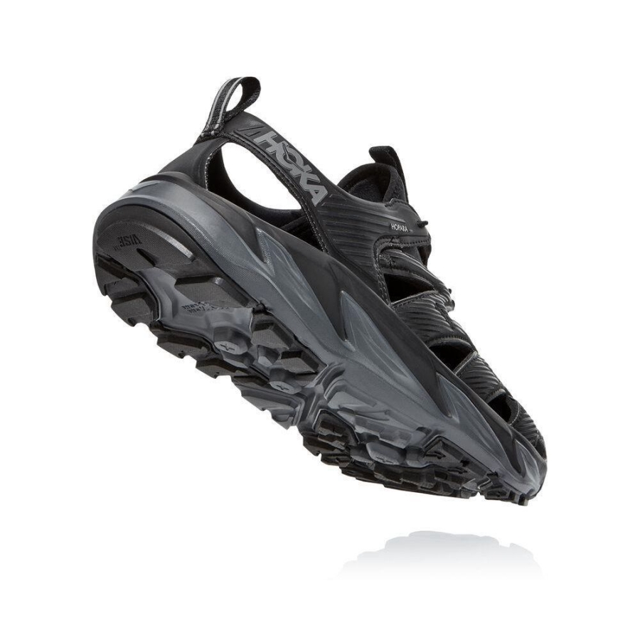 Black Hoka Hopara Men's Hiking Sandals | USA41QCZB