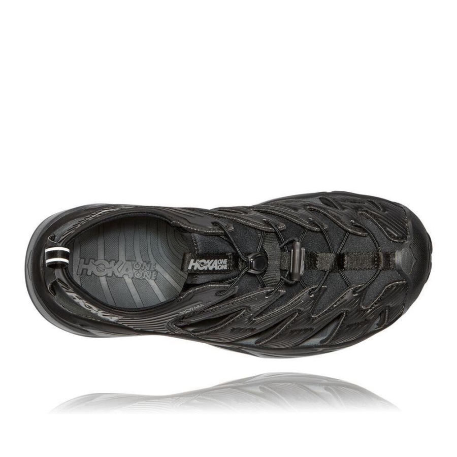 Black Hoka Hopara Men's Hiking Sandals | USA41QCZB